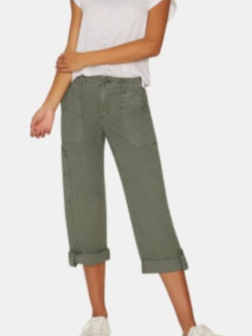 Sanctuary explorer patch pocket pant olive green 25